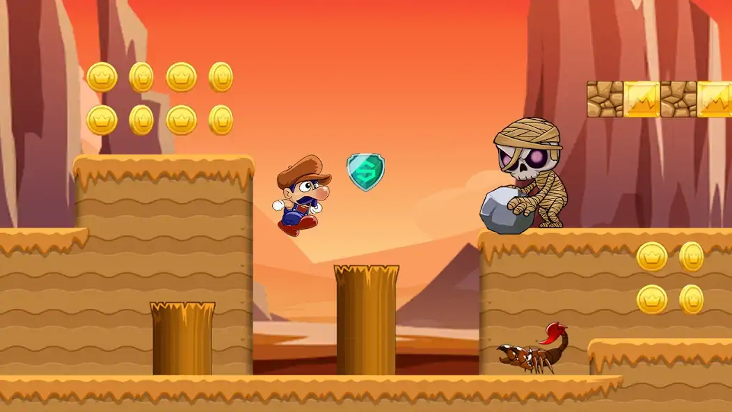 Download Super Bino Go:Adventure Jungle MOD [Unlimited money] + MOD [Menu] APK for Android