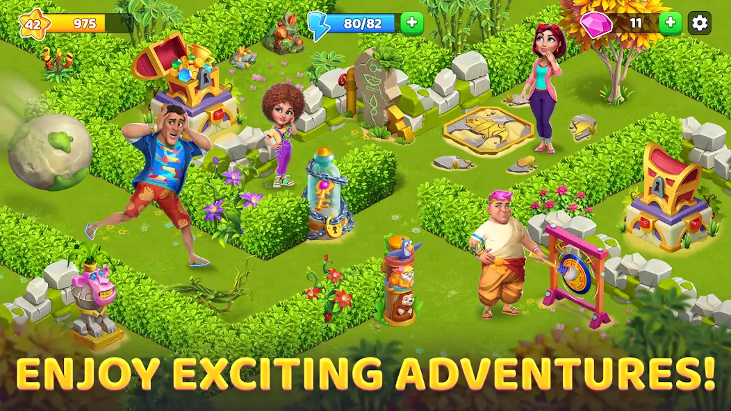 Download Bermuda Adventures Farm Island MOD [Unlimited money/gems] + MOD [Menu] APK for Android
