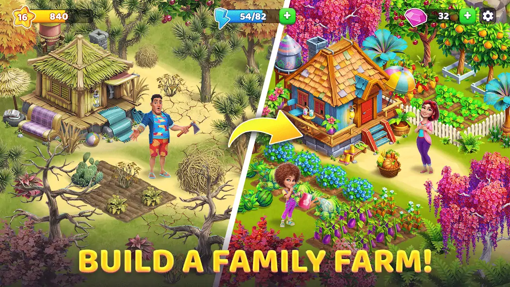 Download Bermuda Adventures Farm Island MOD [Unlimited money/gems] + MOD [Menu] APK for Android