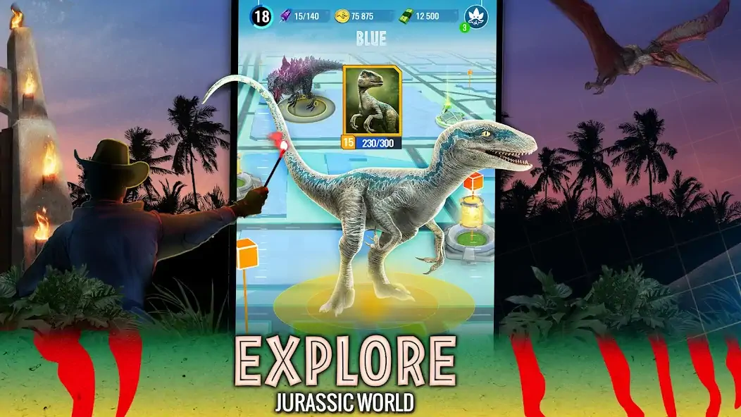 Download Jurassic World Alive MOD [Unlimited money] + MOD [Menu] APK for Android