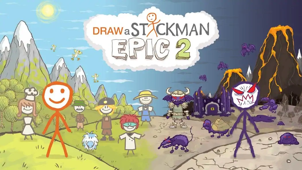 Download Draw a Stickman: EPIC 2 MOD [Unlimited money] + MOD [Menu] APK for Android