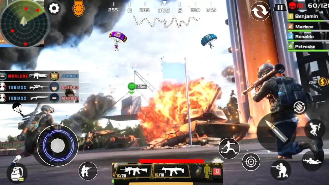 Download Offline Clash Squad Fire 3D MOD [Unlimited money/gems] + MOD [Menu] APK for Android