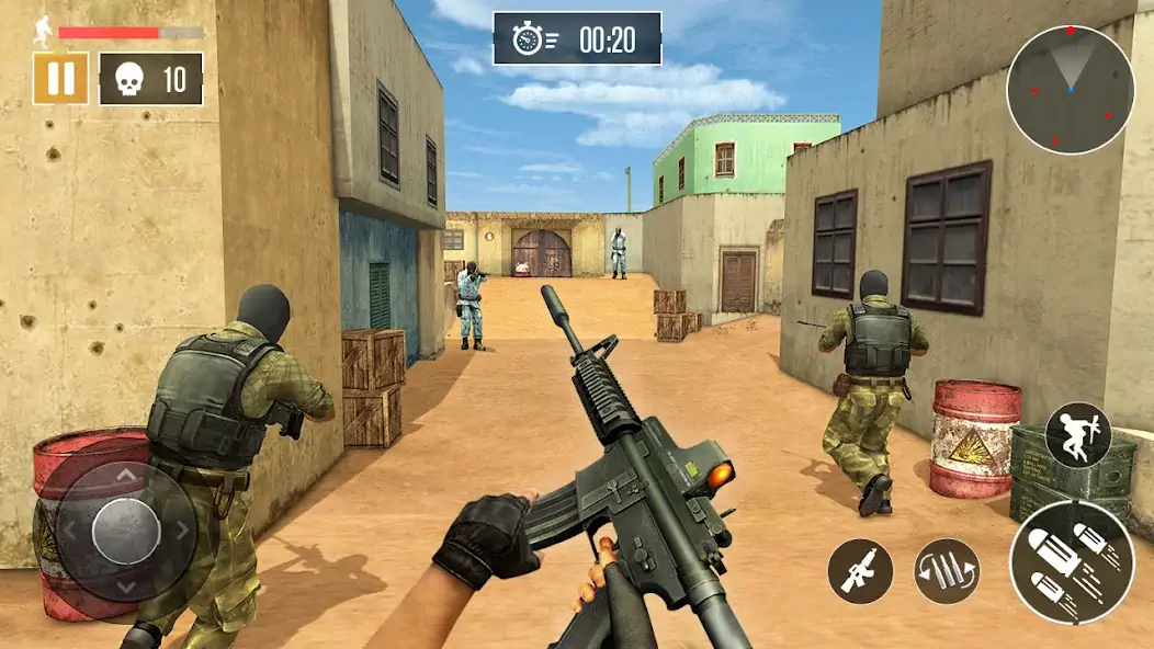 Download FPS Commando Shooting Games MOD [Unlimited money/gems] + MOD [Menu] APK for Android