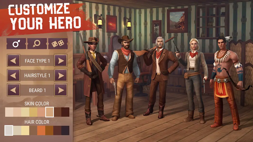 Download Westland Survival: Cowboy Game MOD [Unlimited money] + MOD [Menu] APK for Android