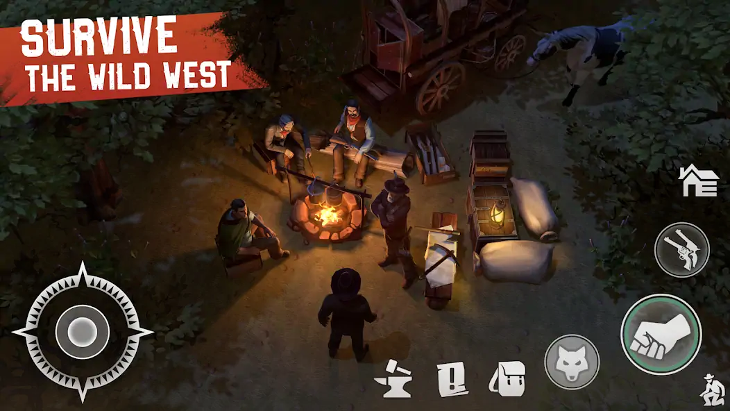 Download Westland Survival: Cowboy Game MOD [Unlimited money] + MOD [Menu] APK for Android