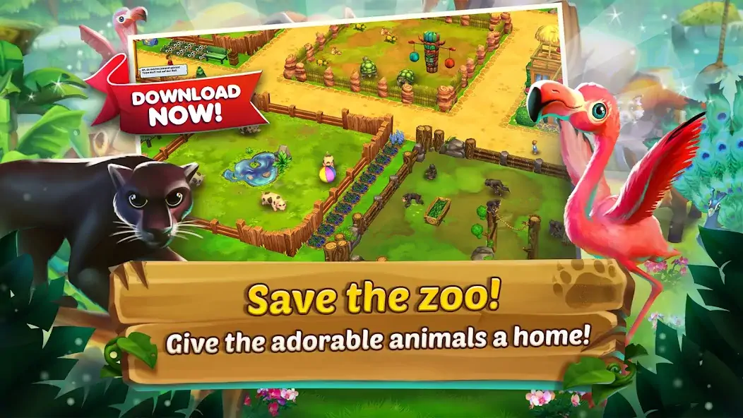 Download Zoo 2: Animal Park MOD [Unlimited money/gems] + MOD [Menu] APK for Android