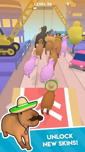 Download Capybara Rush MOD [Unlimited money] + MOD [Menu] APK for Android