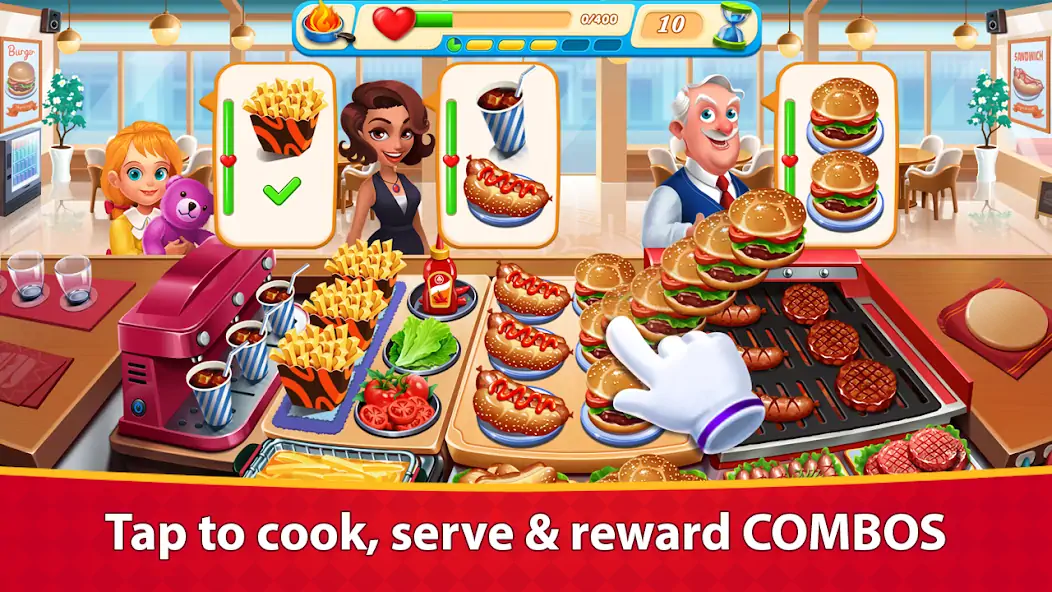 Download Cooking Marina - cooking games MOD [Unlimited money/gems] + MOD [Menu] APK for Android