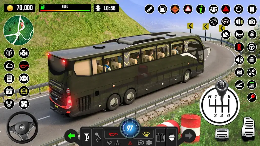 Download Bus Driving School : Bus Games MOD [Unlimited money/gems] + MOD [Menu] APK for Android