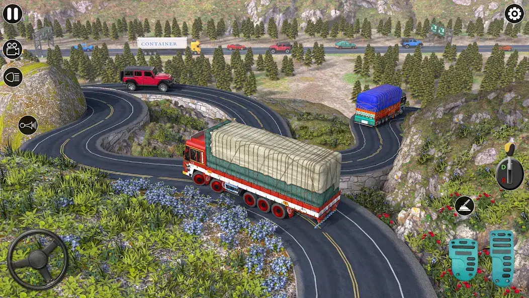 Download Real Euro Cargo Truck Driving MOD [Unlimited money/coins] + MOD [Menu] APK for Android