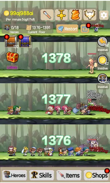 Download Idle Tower:Endless Heroes MOD [Unlimited money] + MOD [Menu] APK for Android