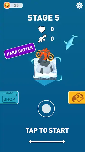 Download Penguin Island Raft Wars Ocean MOD [Unlimited money/gems] + MOD [Menu] APK for Android