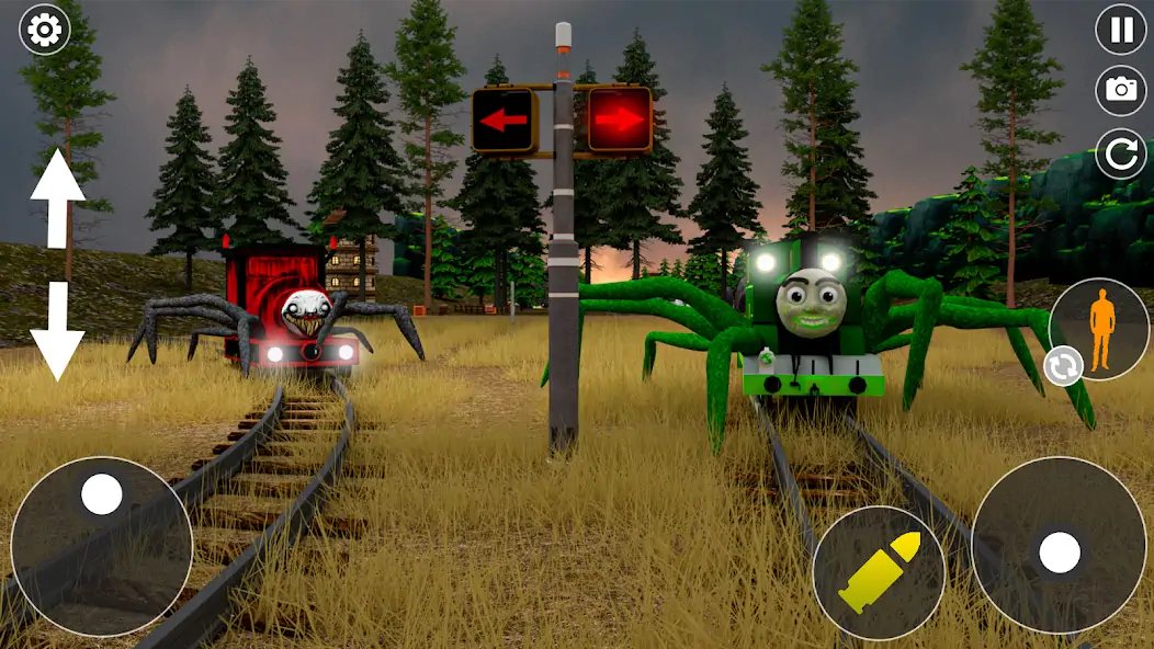 Download Scary Spider Train Survive Cho MOD [Unlimited money/coins] + MOD [Menu] APK for Android