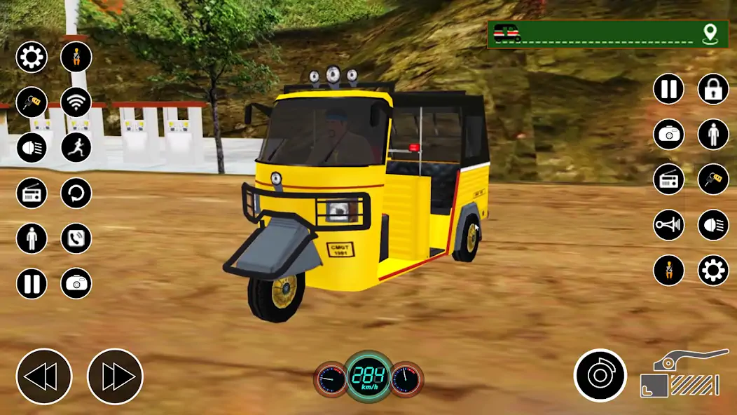 Download Tuk Tuk Auto Rickshaw Game Sim MOD [Unlimited money/gems] + MOD [Menu] APK for Android