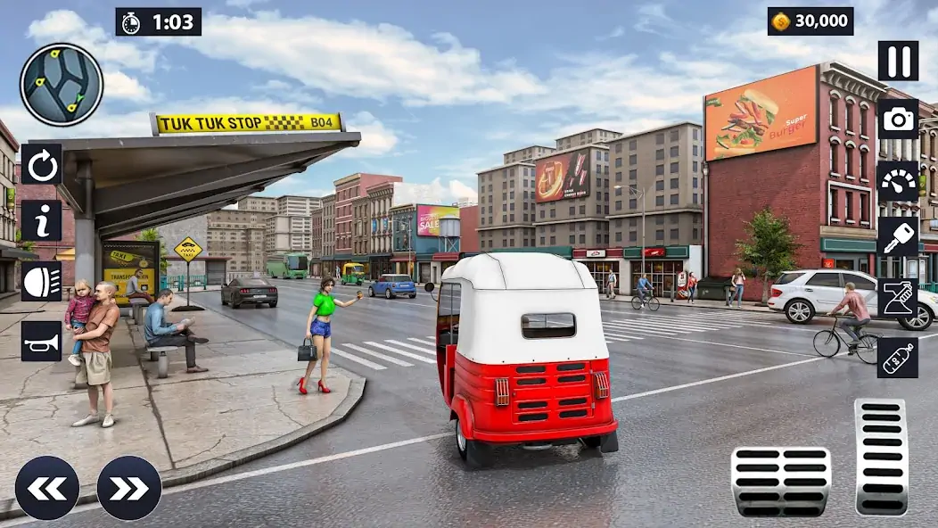 Download Modern Rickshaw Driving Games MOD [Unlimited money] + MOD [Menu] APK for Android