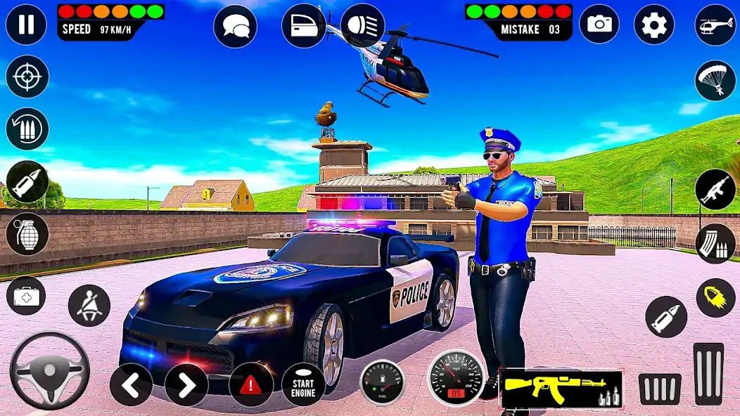 Download Police Car Games - Police Game MOD [Unlimited money/gems] + MOD [Menu] APK for Android