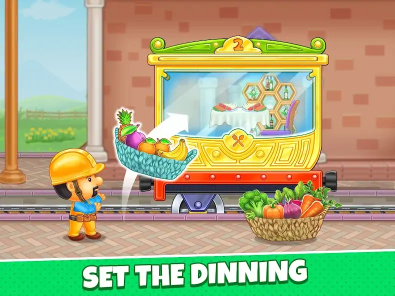 Download Kids Train Game: Build Station MOD [Unlimited money] + MOD [Menu] APK for Android