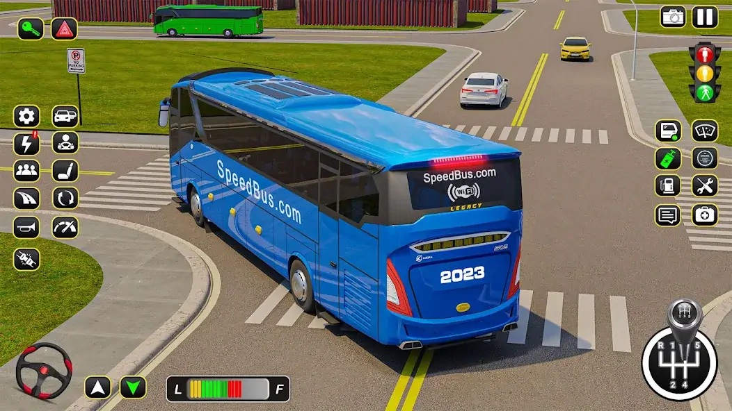 Download US City Coach Bus Driving Game MOD [Unlimited money/gems] + MOD [Menu] APK for Android