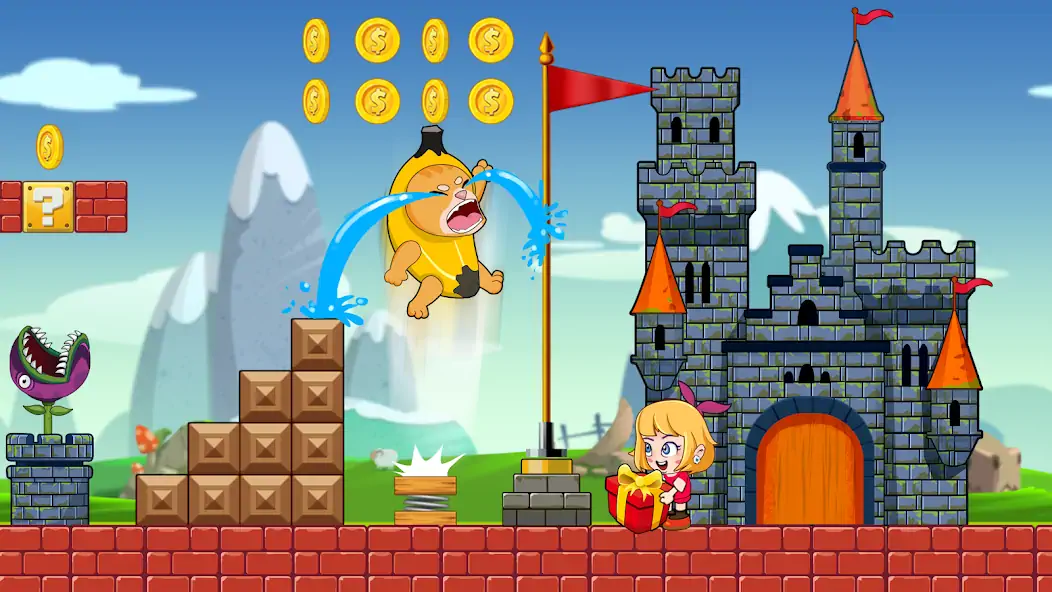 Download Banana Cat Adventure: Run Game MOD [Unlimited money] + MOD [Menu] APK for Android