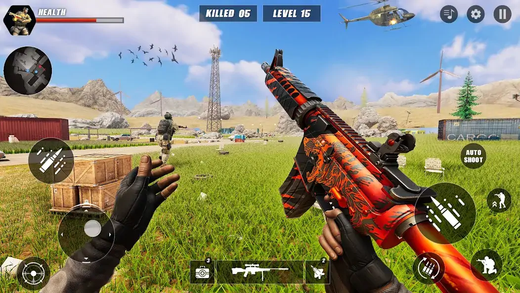 Download FPS Commando Encounter Strike MOD [Unlimited money/gems] + MOD [Menu] APK for Android