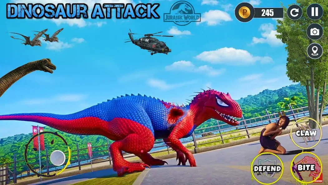 Download Jurassic Park Games: Dino Park MOD [Unlimited money] + MOD [Menu] APK for Android