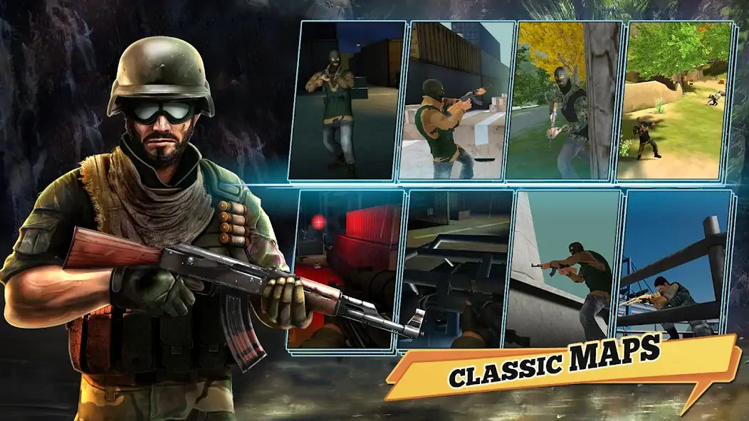 Download FPS Commando Gun Shooting Game MOD [Unlimited money] + MOD [Menu] APK for Android