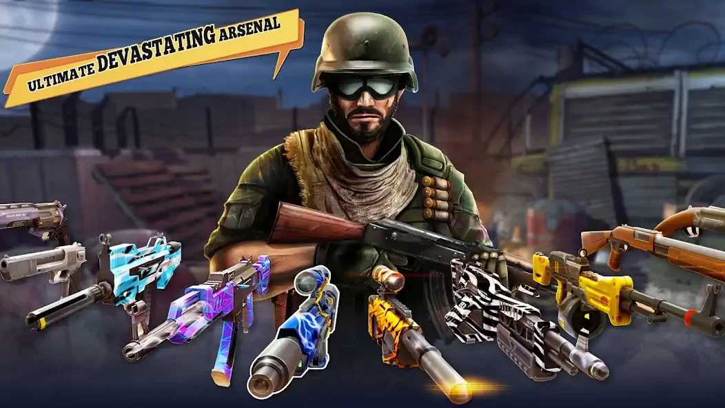 Download FPS Commando Gun Shooting Game MOD [Unlimited money] + MOD [Menu] APK for Android