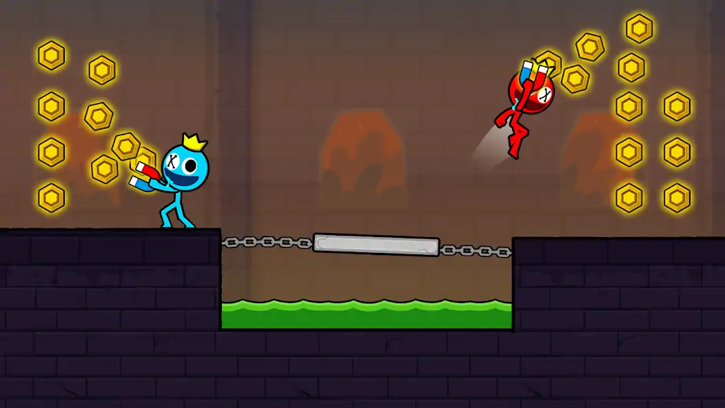 Download Red and Blue Stickman 2 MOD [Unlimited money] + MOD [Menu] APK for Android
