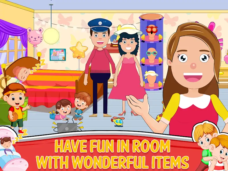 Download Mini town : home family game MOD [Unlimited money/coins] + MOD [Menu] APK for Android