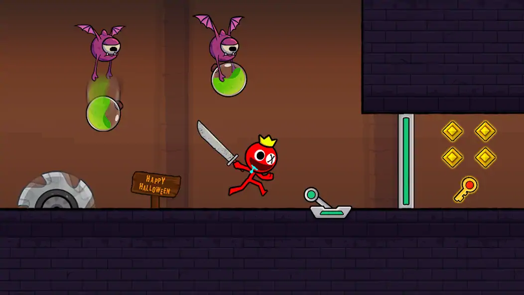 Download Red Stickman: Stick Adventure MOD [Unlimited money] + MOD [Menu] APK for Android