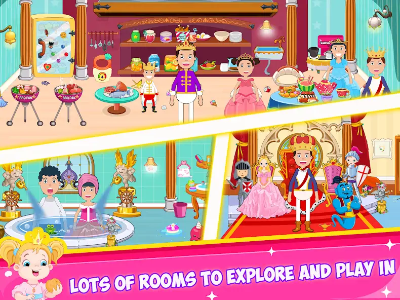 Download Mini Town: Princess Land MOD [Unlimited money/coins] + MOD [Menu] APK for Android