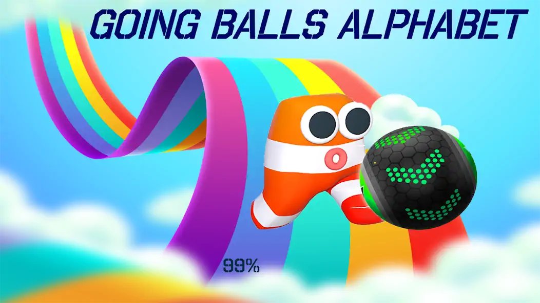 Download Going Balls Alphabet Rolling MOD [Unlimited money/coins] + MOD [Menu] APK for Android
