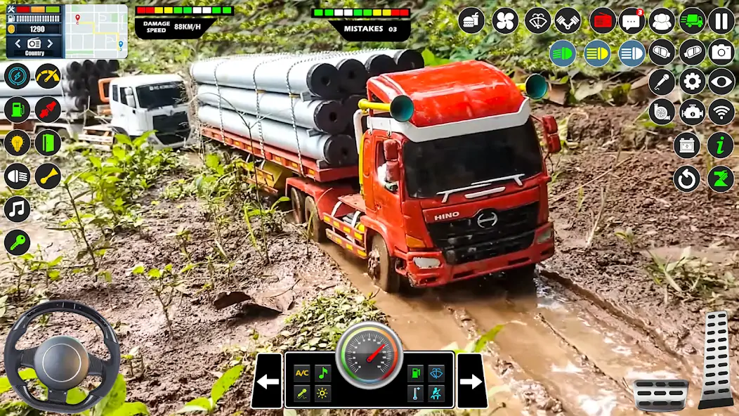 Download Mud Truck Runner Simulator 3D MOD [Unlimited money/gems] + MOD [Menu] APK for Android