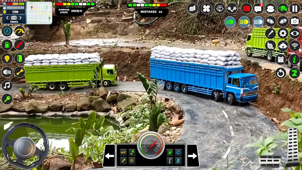 Download Mud Truck Runner Simulator 3D MOD [Unlimited money/gems] + MOD [Menu] APK for Android