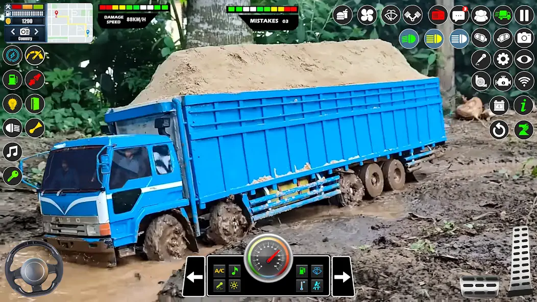 Download Mud Truck Runner Simulator 3D MOD [Unlimited money/gems] + MOD [Menu] APK for Android