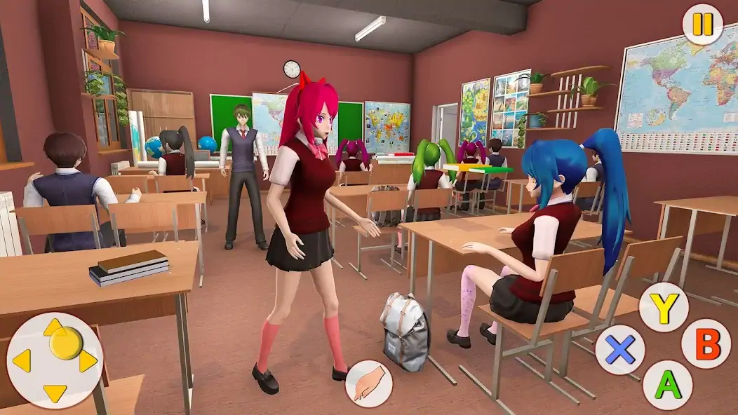 Download Real Girls School Simulator MOD [Unlimited money/gems] + MOD [Menu] APK for Android