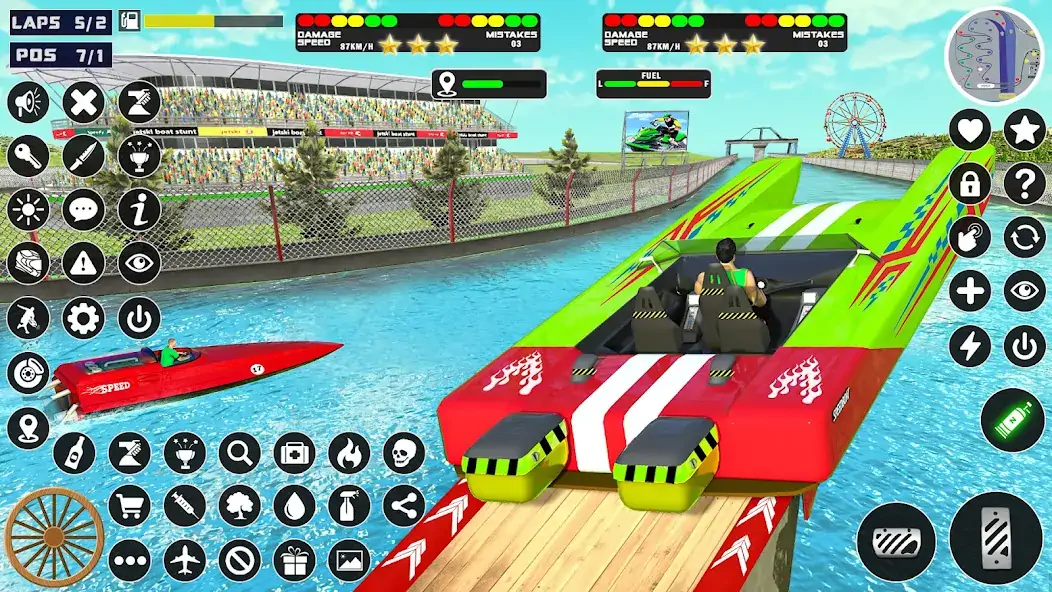 Download Jetski Boat racing: Boat Games MOD [Unlimited money/gems] + MOD [Menu] APK for Android