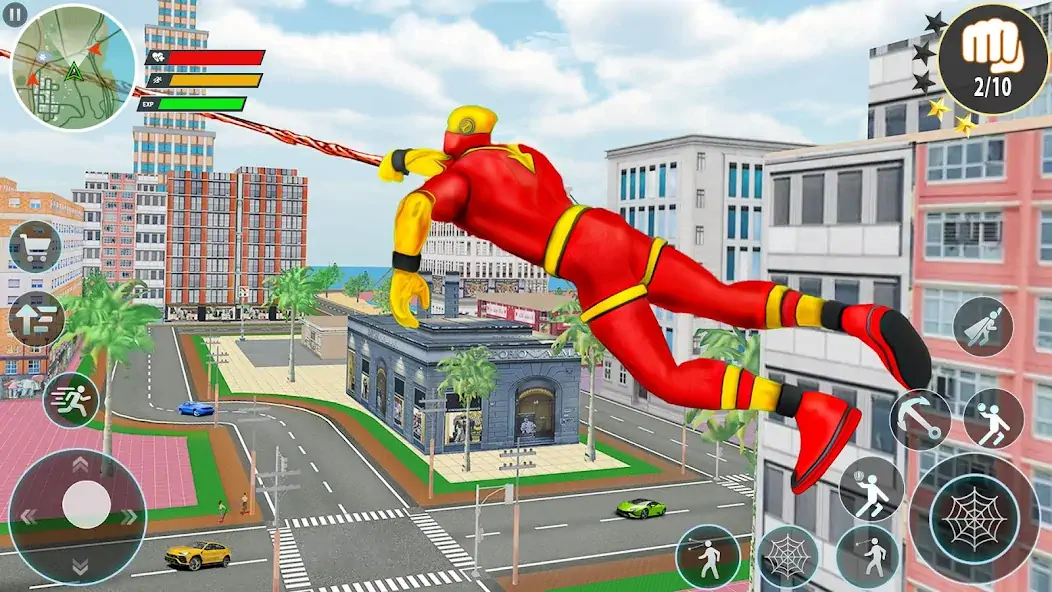 Download Spider Rope Man Hero Crimes 3D MOD [Unlimited money/gems] + MOD [Menu] APK for Android
