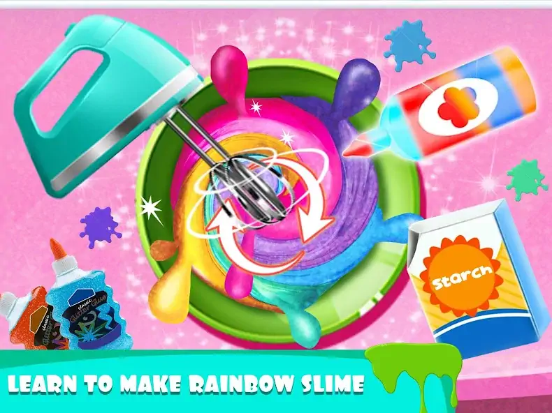 Download Rainbow Slime Simulator Games MOD [Unlimited money] + MOD [Menu] APK for Android