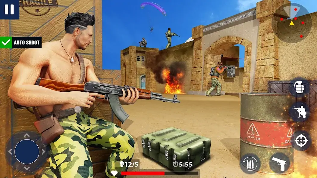 Download War Zone: Gun Shooting Games MOD [Unlimited money/gems] + MOD [Menu] APK for Android