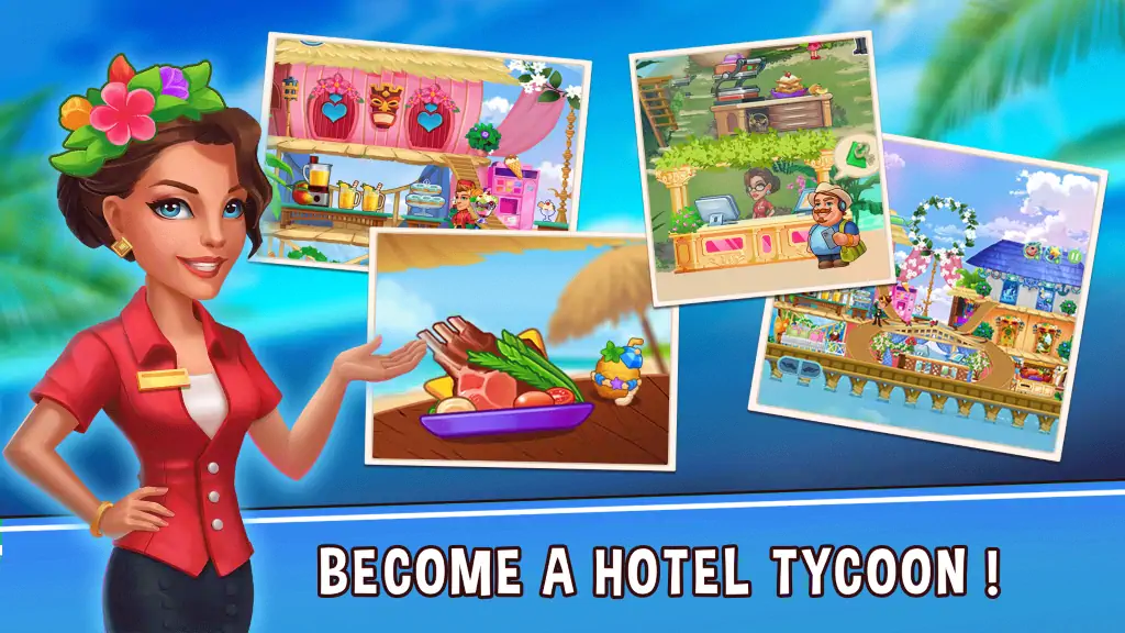 Download Hotel Empire Fever MOD [Unlimited money/coins] + MOD [Menu] APK for Android