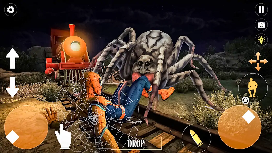 Download Horror Spider : Scary Train MOD [Unlimited money/gems] + MOD [Menu] APK for Android