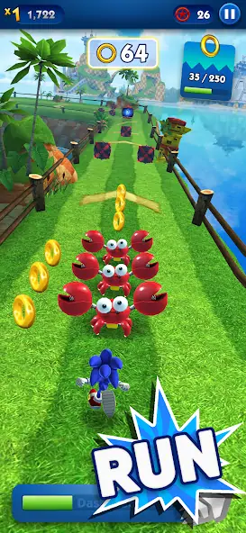 Download Sonic Dash - Endless Running MOD [Unlimited money/gems] + MOD [Menu] APK for Android