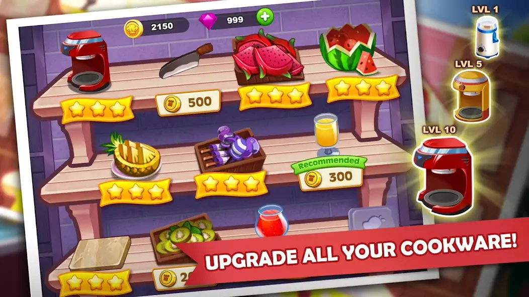 Download Cooking Madness -A Chef's Game MOD [Unlimited money/gems] + MOD [Menu] APK for Android