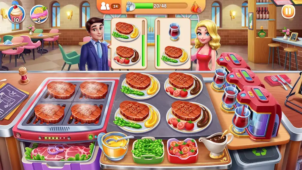 Download My Cooking: Restaurant Game MOD [Unlimited money/gems] + MOD [Menu] APK for Android