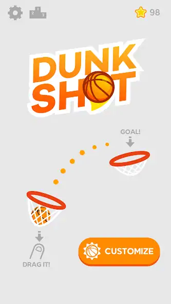 Download Dunk Shot MOD [Unlimited money/gems] + MOD [Menu] APK for Android