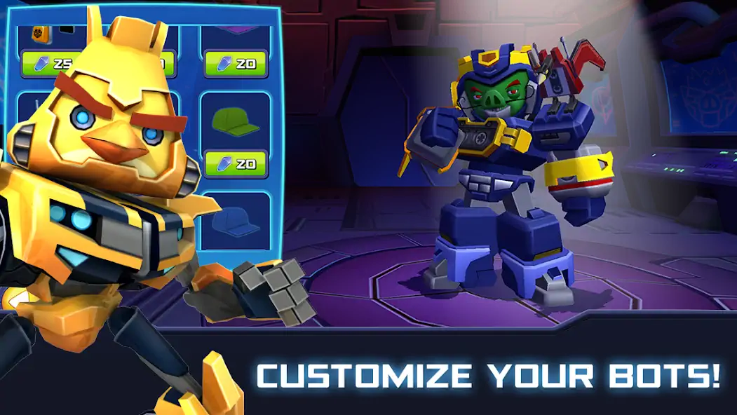 Download Angry Birds Transformers MOD [Unlimited money] + MOD [Menu] APK for Android