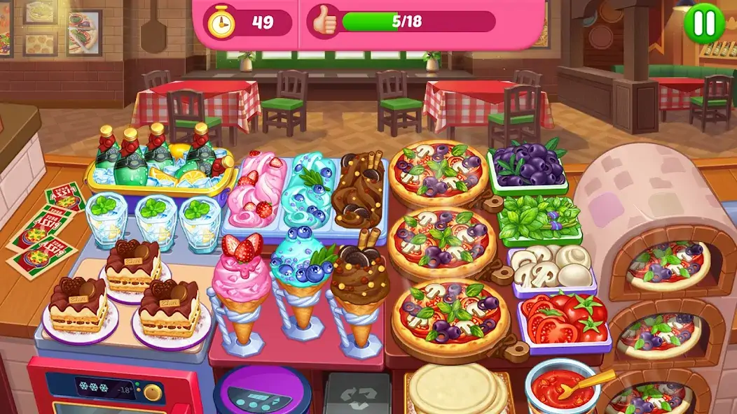 Download Crazy Cooking Diner: Chef Game MOD [Unlimited money/gems] + MOD [Menu] APK for Android