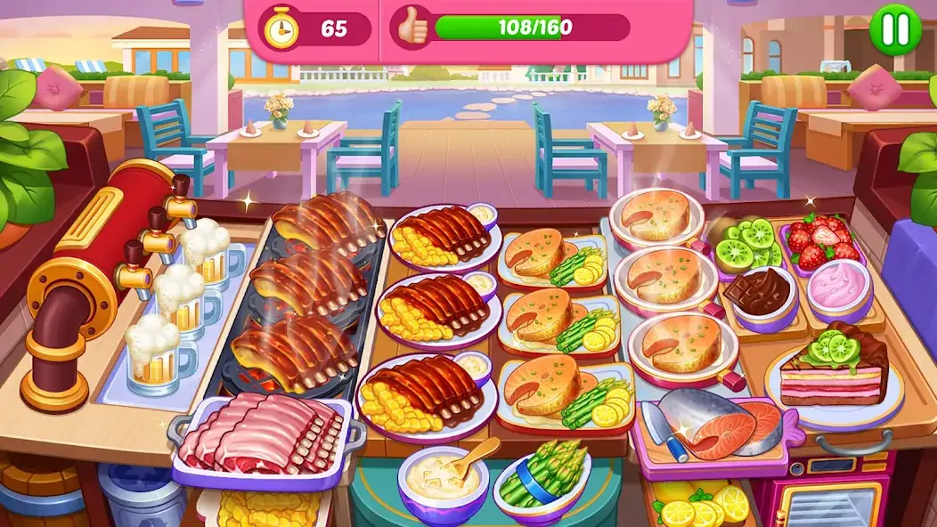 Download Crazy Cooking Diner: Chef Game MOD [Unlimited money/gems] + MOD [Menu] APK for Android