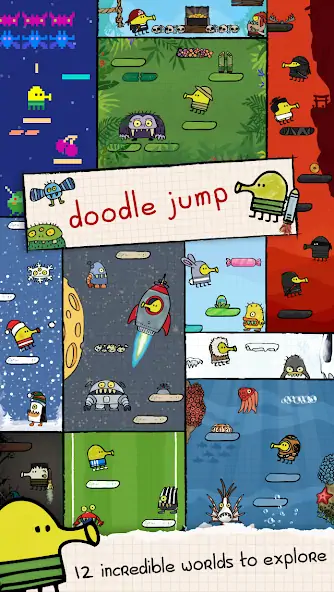 Download Doodle Jump MOD [Unlimited money/gems] + MOD [Menu] APK for Android